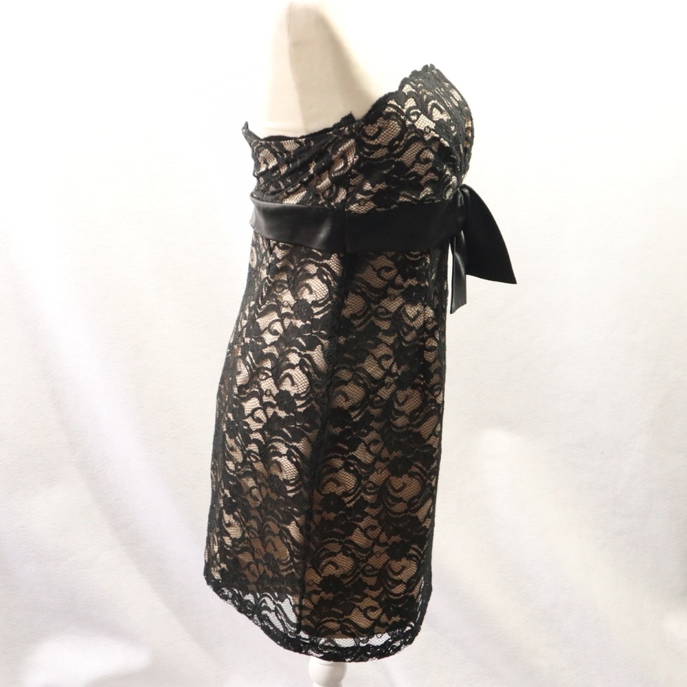 WHBM LACE DRESS Strapless Lined Sz S - Picture 6 of 8